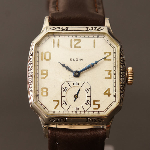1928 ELGIN USA Art Deco Vintage Gents Watch – empressissi