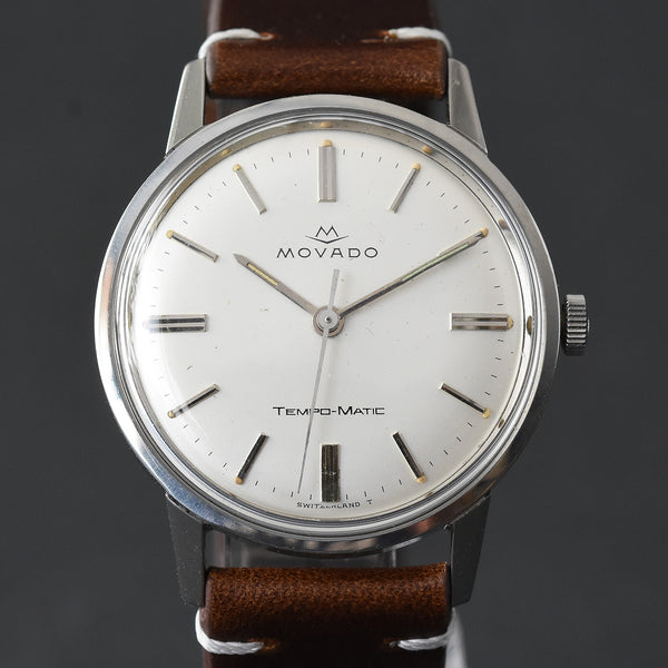 50s MOVADO Tempo-Matic Automatic Gents Vintage Watch – empressissi