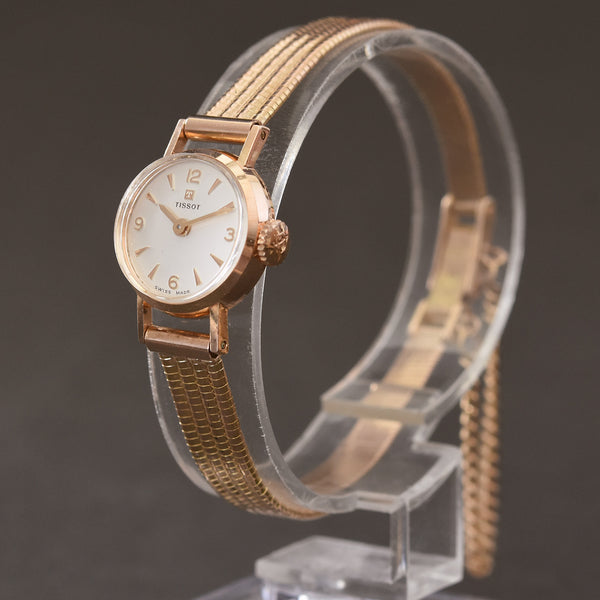 1963 TISSOT Ladies 14K Solid Gold Vintage Cocktail Watch