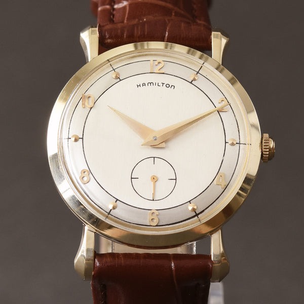 1956 HAMILTON USA 'Parker' 10K Gold Gents Dress Watch empressissi