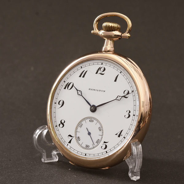 1916 HAMILTON USA 910 12s Pocket Watch – empressissi