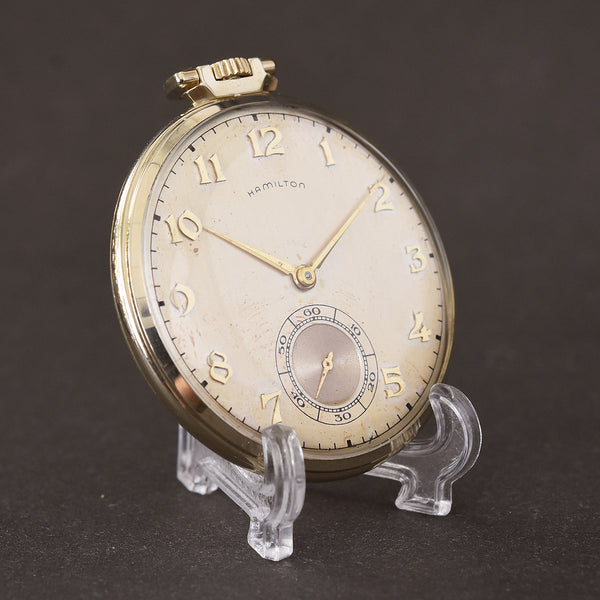 1946 HAMILTON USA 'Stanley' G. 917 Art Deco Pocket Watch – empressissi