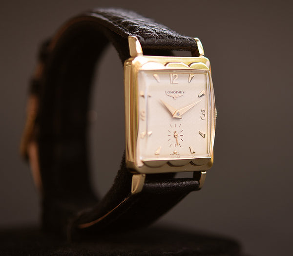 1953 LONGINES Pres. Jefferson Gents 14K Solid Yellow Gold Vintage Watch