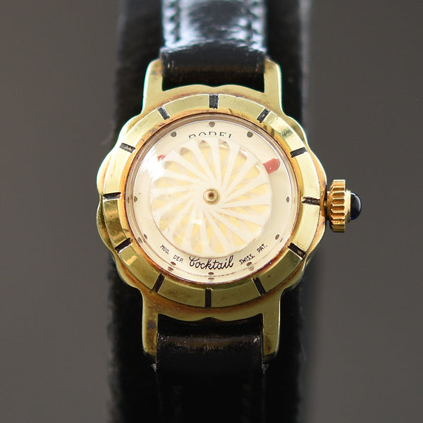 1960 Ernest Borel Kaleidoscope Cocktail Watch - Ruby Lane