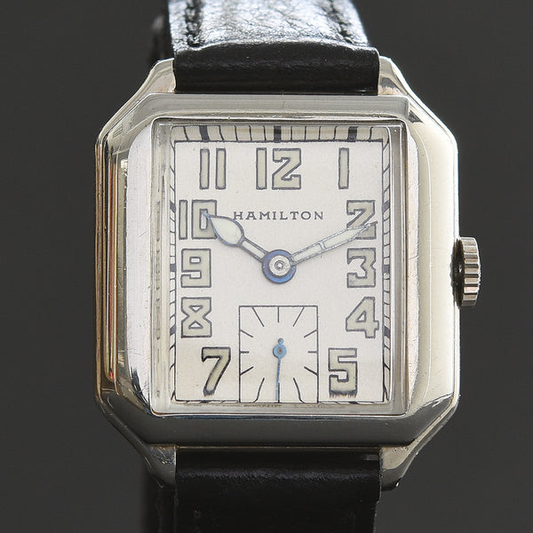 1932 HAMILTON USA 'Square B' Gents Art Deco Dress Watch – empressissi