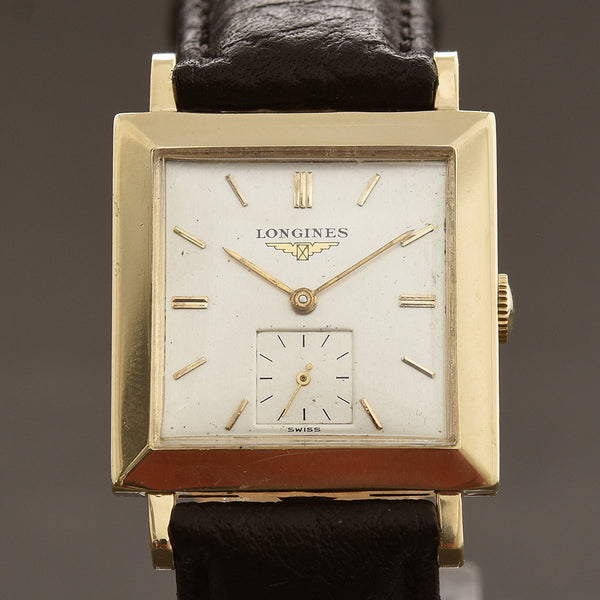 1953 LONGINES Gents 14K Solid Slim Swiss Vintage Watch