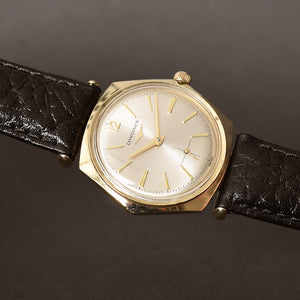 1964 LONGINES Hidden Lugs Hexagon Gents Swiss Dress Watch