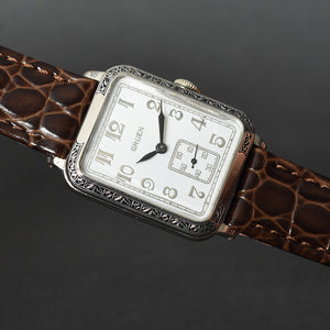 20s GRUEN Guild Gents Art Deco Enamel Watch 705-13