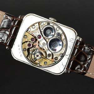 20s GRUEN Guild Gents Art Deco Enamel Watch 705-13