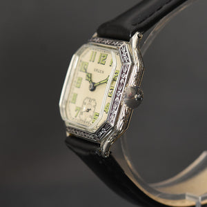 20s GRUEN Guild Gents Art Deco Octagon Watch 885-7