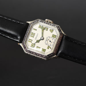 20s GRUEN Guild Gents Art Deco Octagon Watch 885-7