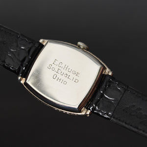 1928 GRUEN Guild Gents Cushion Art Deco Watch 885-46
