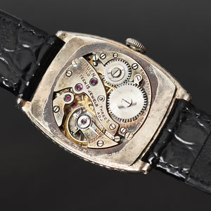 1928 GRUEN Guild Gents Cushion Art Deco Watch 885-46