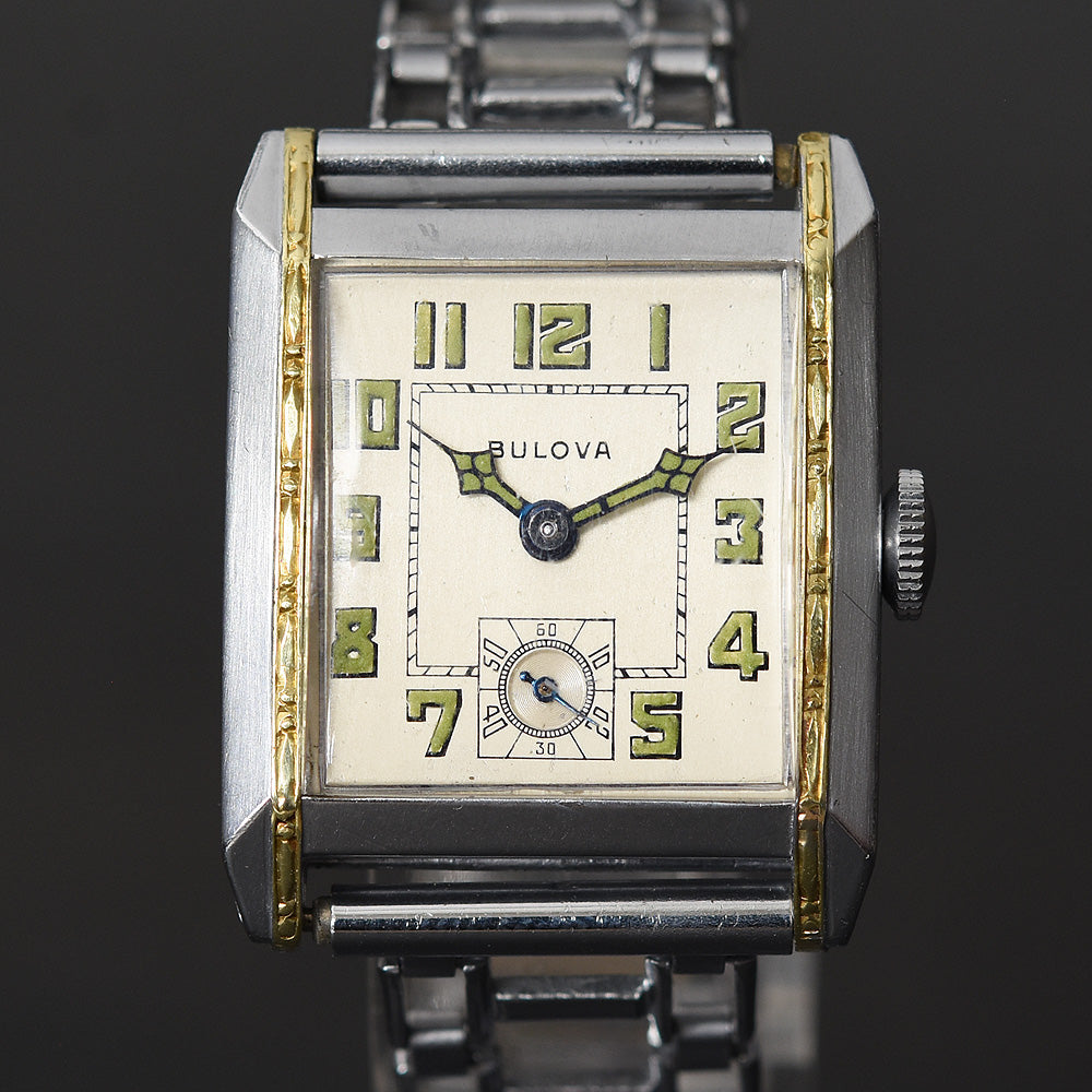 1929 BULOVA 'Stanford' Swiss Gents Art Deco Watch