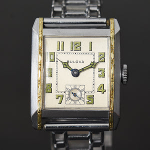 1929 BULOVA 'Stanford' Swiss Gents Art Deco Watch