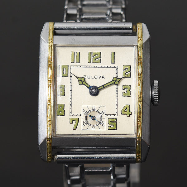 1929 BULOVA 'Stanford' Swiss Gents Art Deco Watch