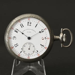 1915 AGASSIZ RR Hi Grade Swiss Pocket Watch