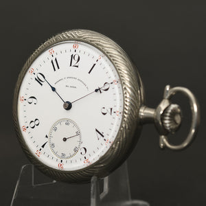 1915 AGASSIZ RR Hi Grade Swiss Pocket Watch