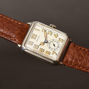 1929 GRUEN Guild Gents Octagon Art Deco Watch 179-27