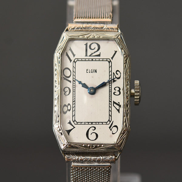 1926 ELGIN USA Ladies 14K Solid Gold Art Deco Watch