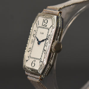 1926 ELGIN USA Ladies 14K Solid Gold Art Deco Watch