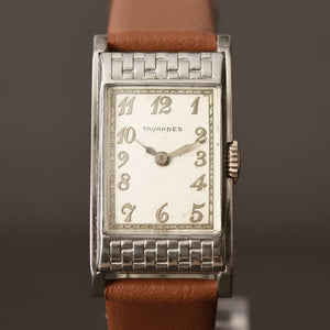 30s TAVANNES Evening Art Deco Swiss Watch