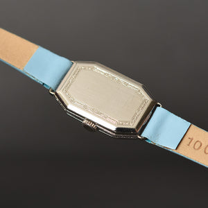 1930 ILLINOIS USA Enamel Ladies Art Deco Watch