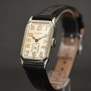 1928 LONGINES Gents Art Deco Octagon Swiss Watch