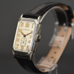 1928 LONGINES Gents Art Deco Octagon Swiss Watch
