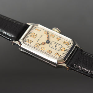 1928 LONGINES Gents Art Deco Octagon Swiss Watch