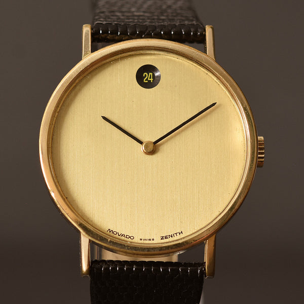 70s MOVADO Museum Date Iconic Swiss Gents Vintage Watch