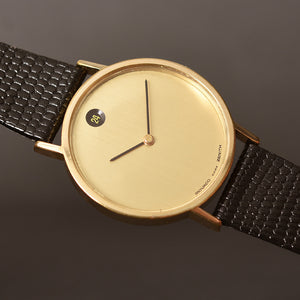 70s MOVADO Museum Date Iconic Swiss Gents Vintage Watch
