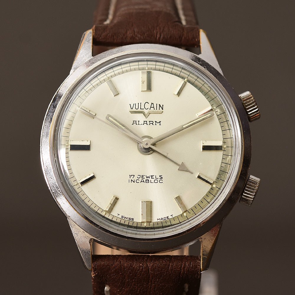 60s VULCAIN ALARM Gents Swiss Vintage Watch