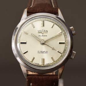 60s VULCAIN ALARM Gents Swiss Vintage Watch