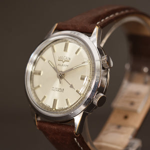 60s VULCAIN ALARM Gents Swiss Vintage Watch