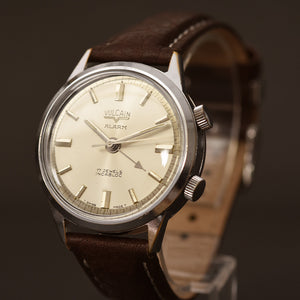 60s VULCAIN ALARM Gents Swiss Vintage Watch