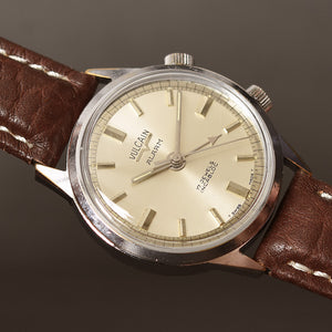 60s VULCAIN ALARM Gents Swiss Vintage Watch