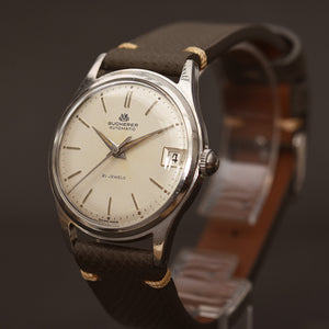 50s BUCHERER Swiss 21 Jewels Date Gents Watch