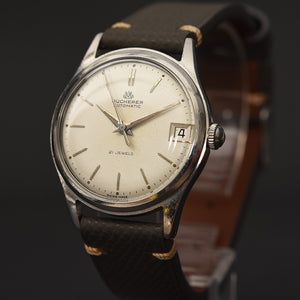 50s BUCHERER Swiss 21 Jewels Date Gents Watch
