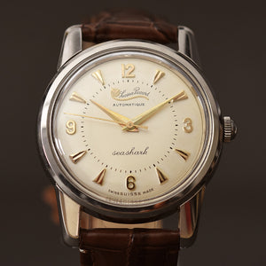 50s Lucien Piccard Seashark Automatic Swiss Vintage Watch