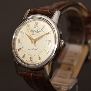 50s Lucien Piccard Seashark Automatic Swiss Vintage Watch