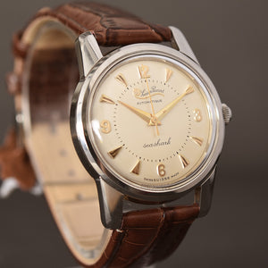 50s Lucien Piccard Seashark Automatic Swiss Vintage Watch