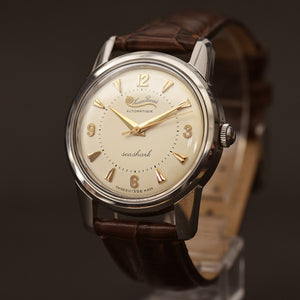 50s Lucien Piccard Seashark Automatic Swiss Vintage Watch