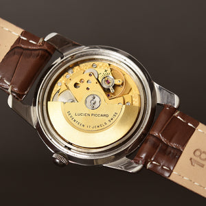 50s Lucien Piccard Seashark Automatic Swiss Vintage Watch