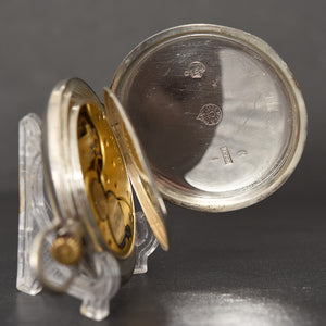 1913 OMEGA Swiss Classic Silver 0.900 Pocket Watch
