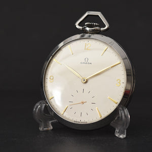 1961 OMEGA Swiss Open Face Pocket Watch CK 1180-62