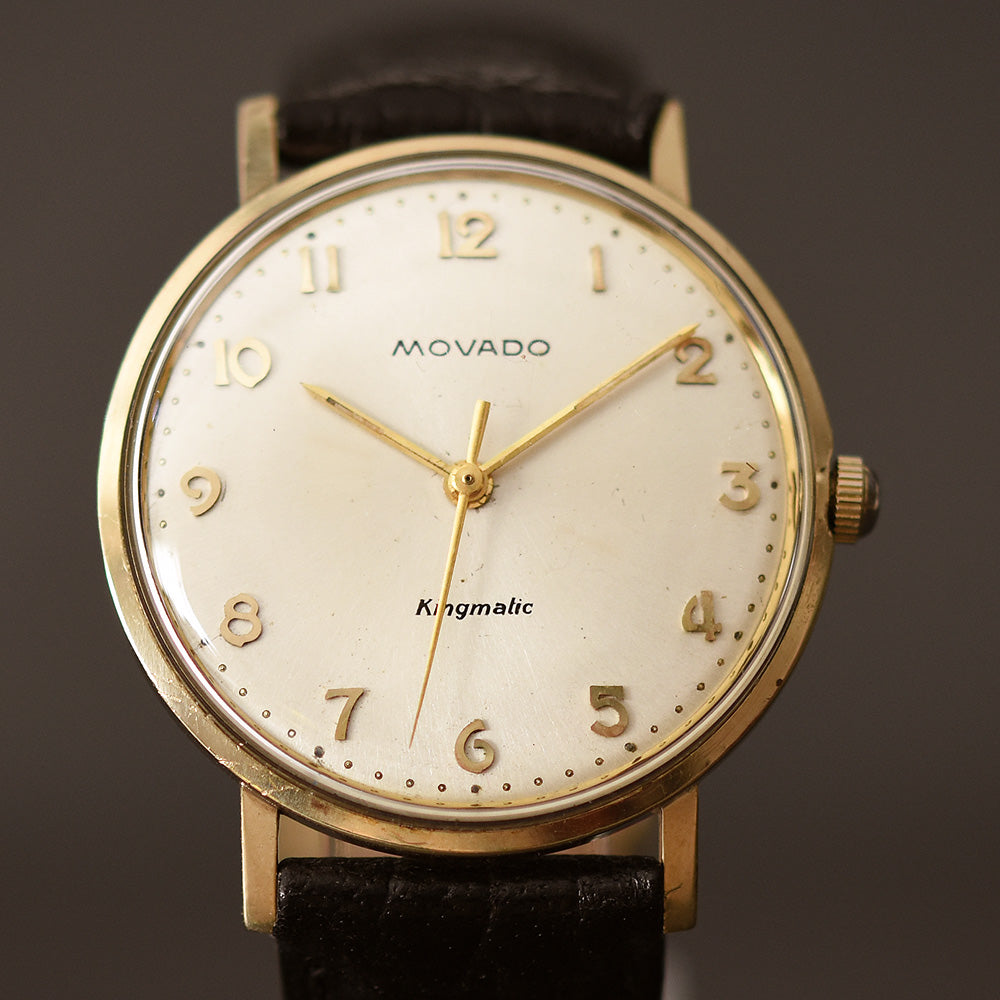 60s MOVADO Kingmatic Vintage Swiss Dress Watch
