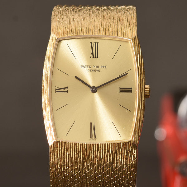 slim fit dress slacks Vulcain 34mm Vintage Dress Watch 18K Rose Gold Silver Patina Dial main image 0