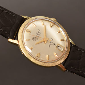 60s Lucien Piccard Seashark Automatic Date Swiss Vintage Watch