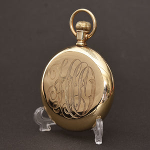 1910 E. HOWARD USA Gents 14K Gold Swing-Out Pocket Watch